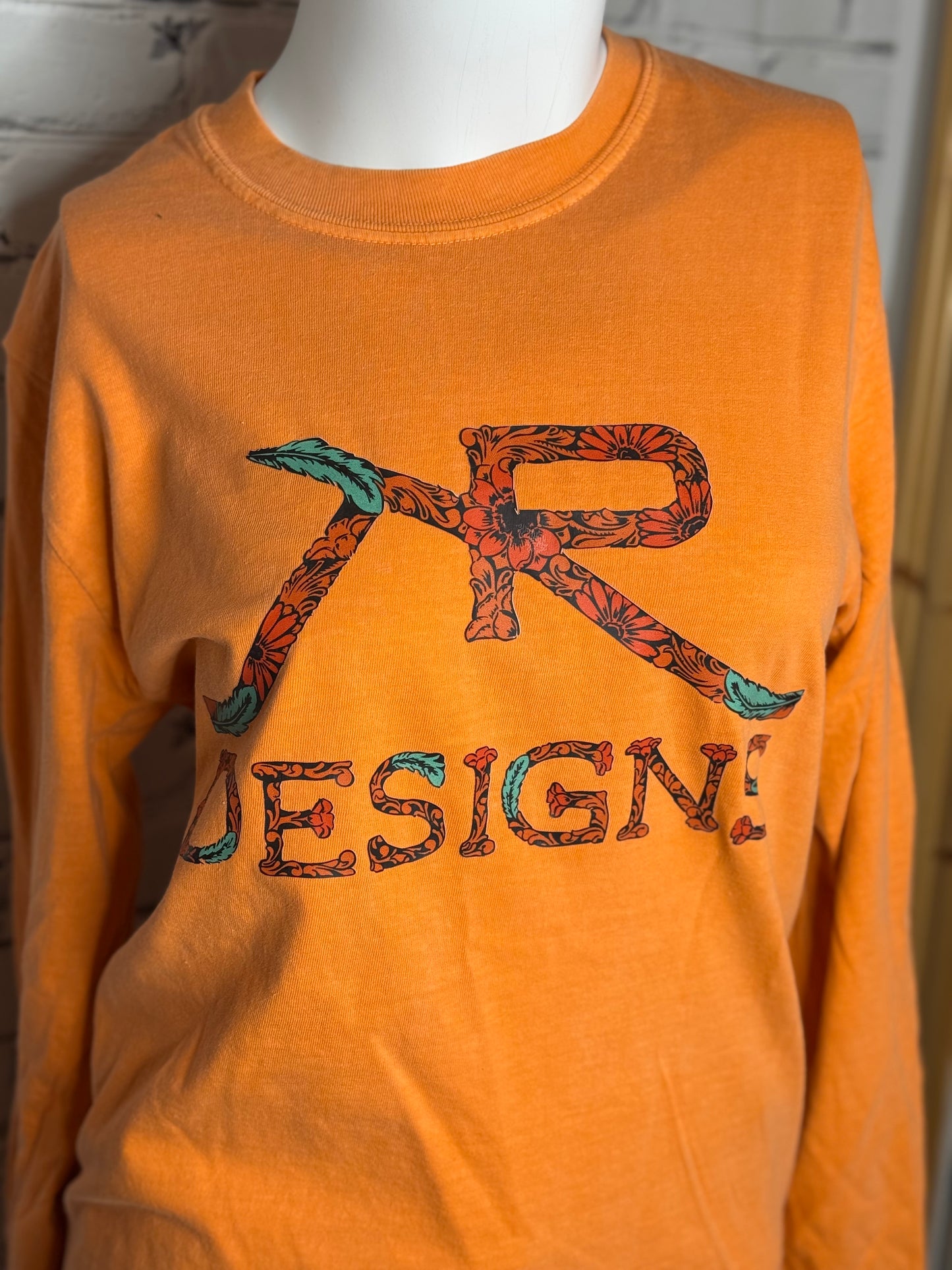 Orange Branded Longsleeve