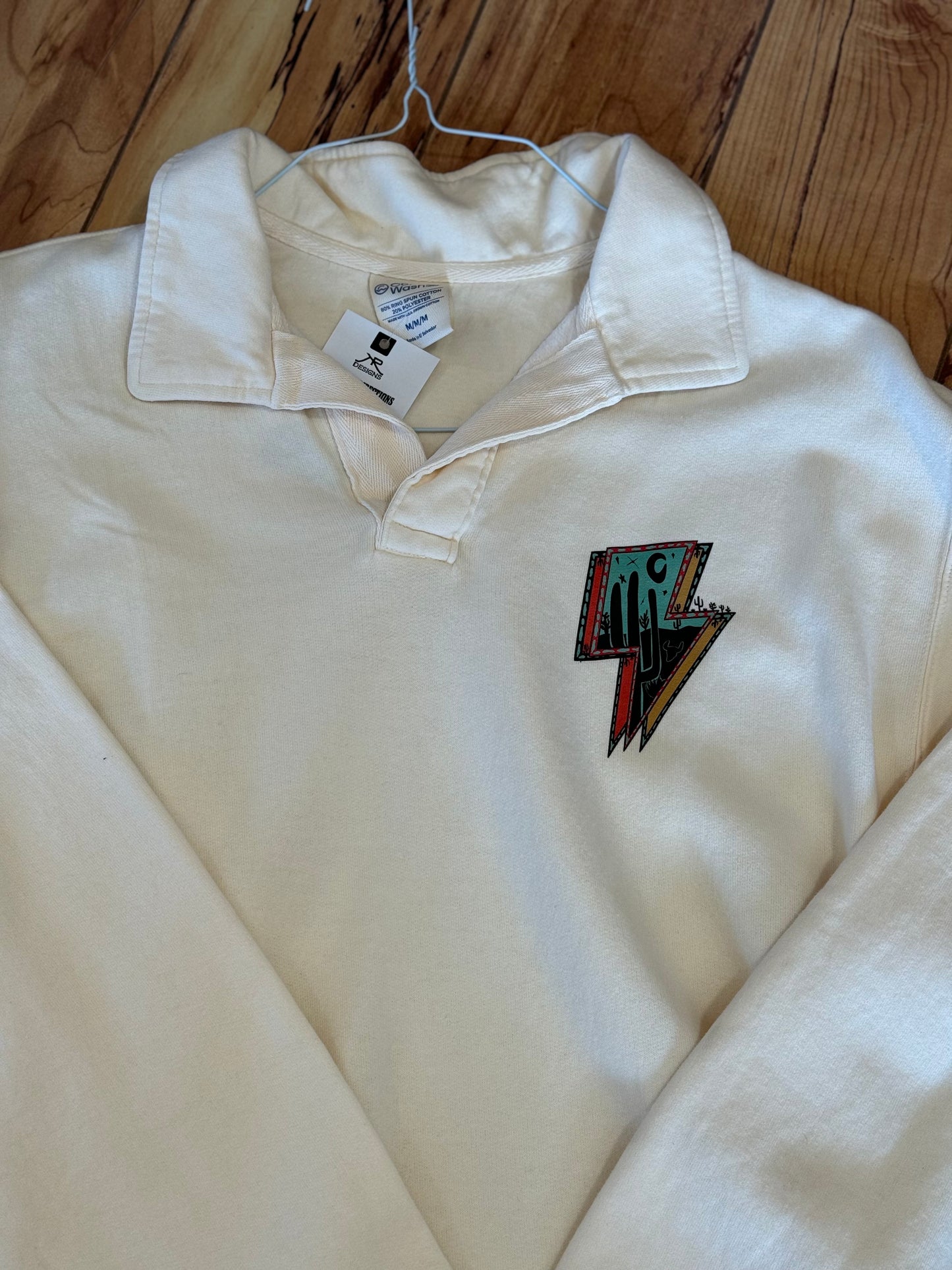 Collared Lightning Sweater