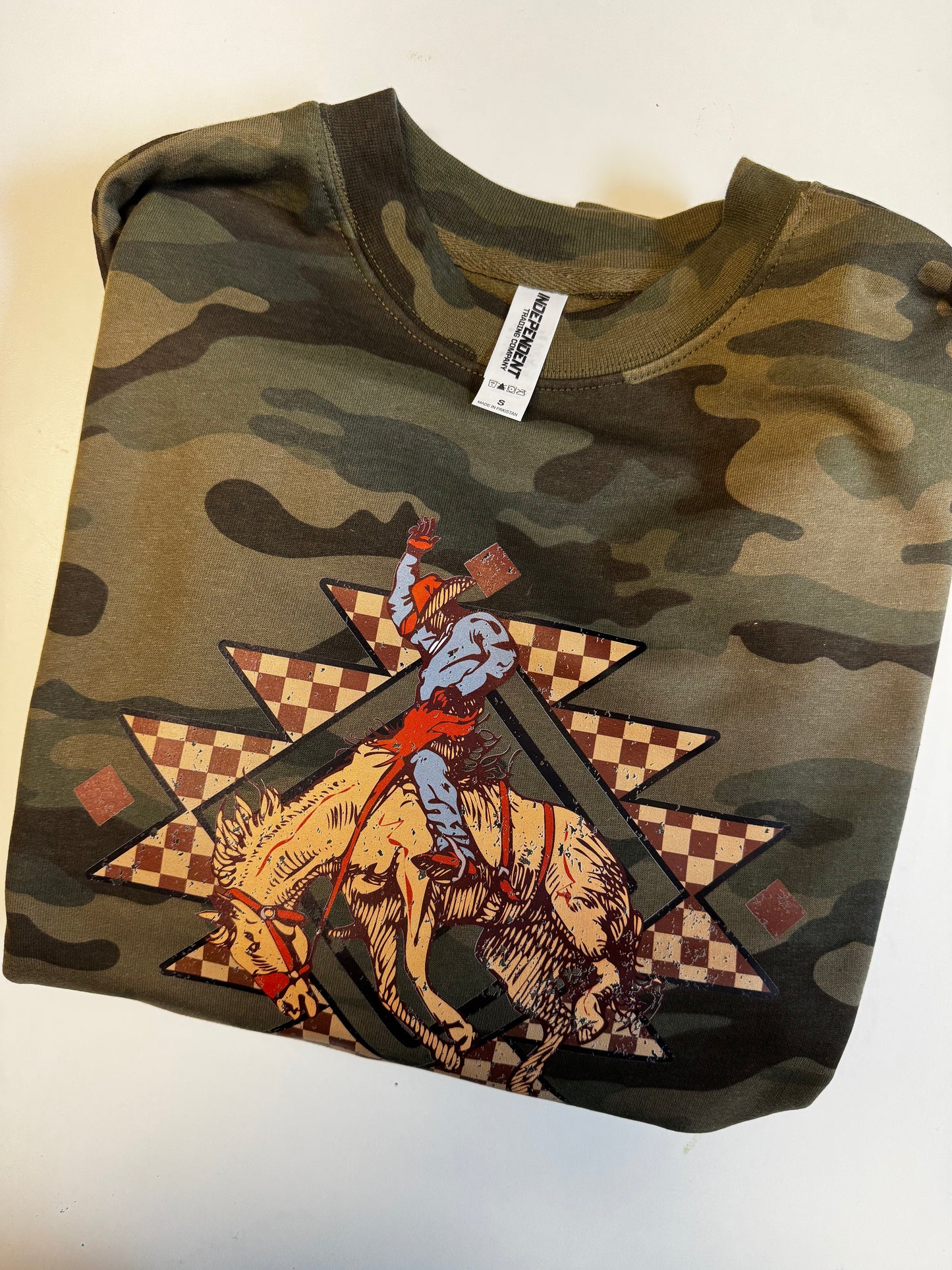 Camo Bronc Crew