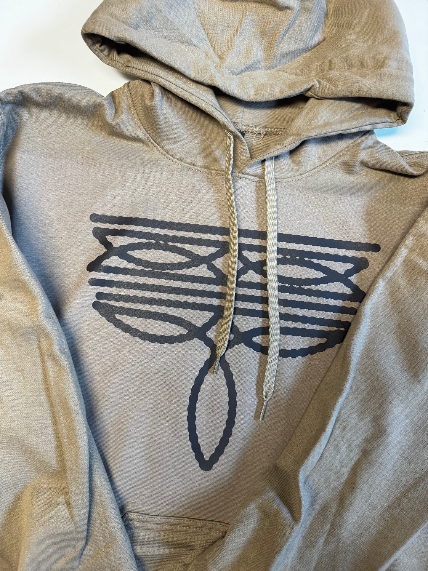 Brown Bootstitch Hoodie