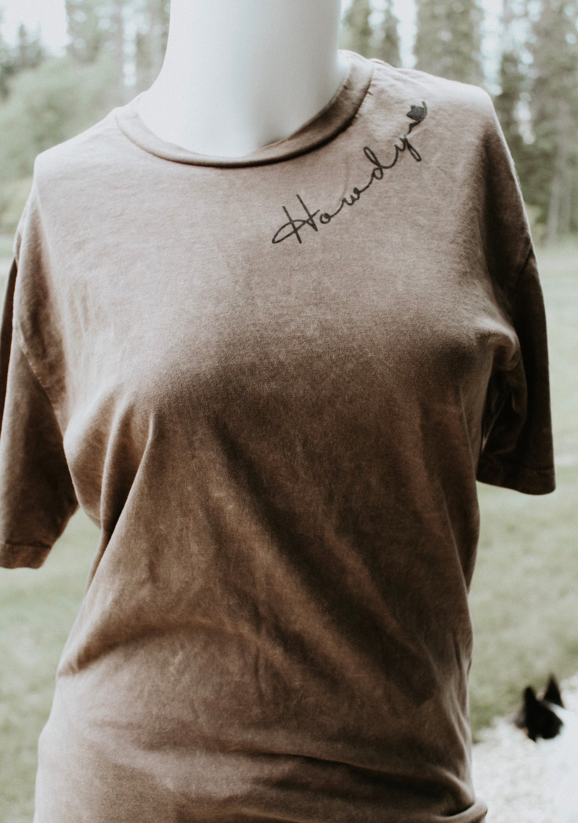 Brown Howdy Tee