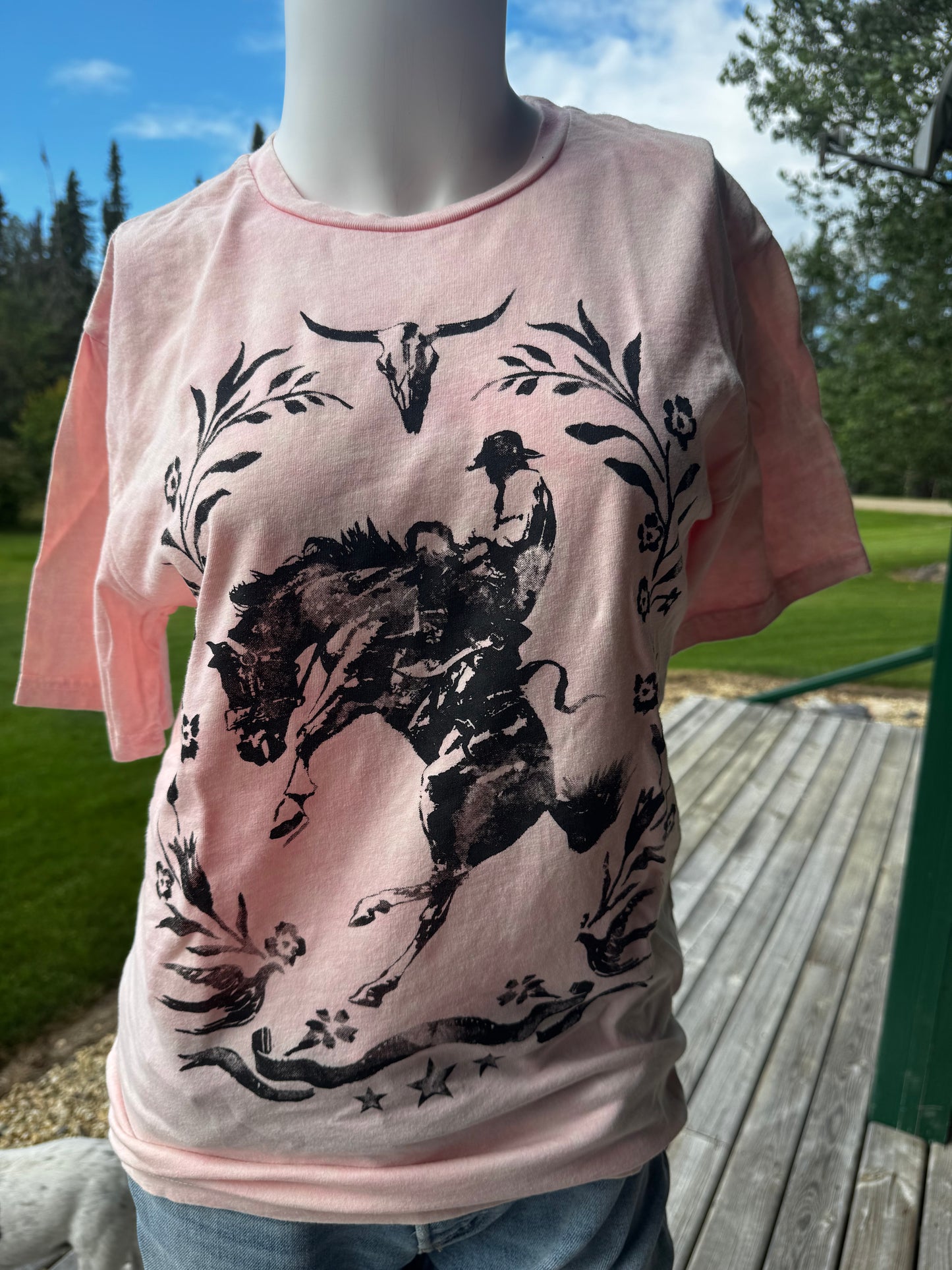 Pink Bronco Tee