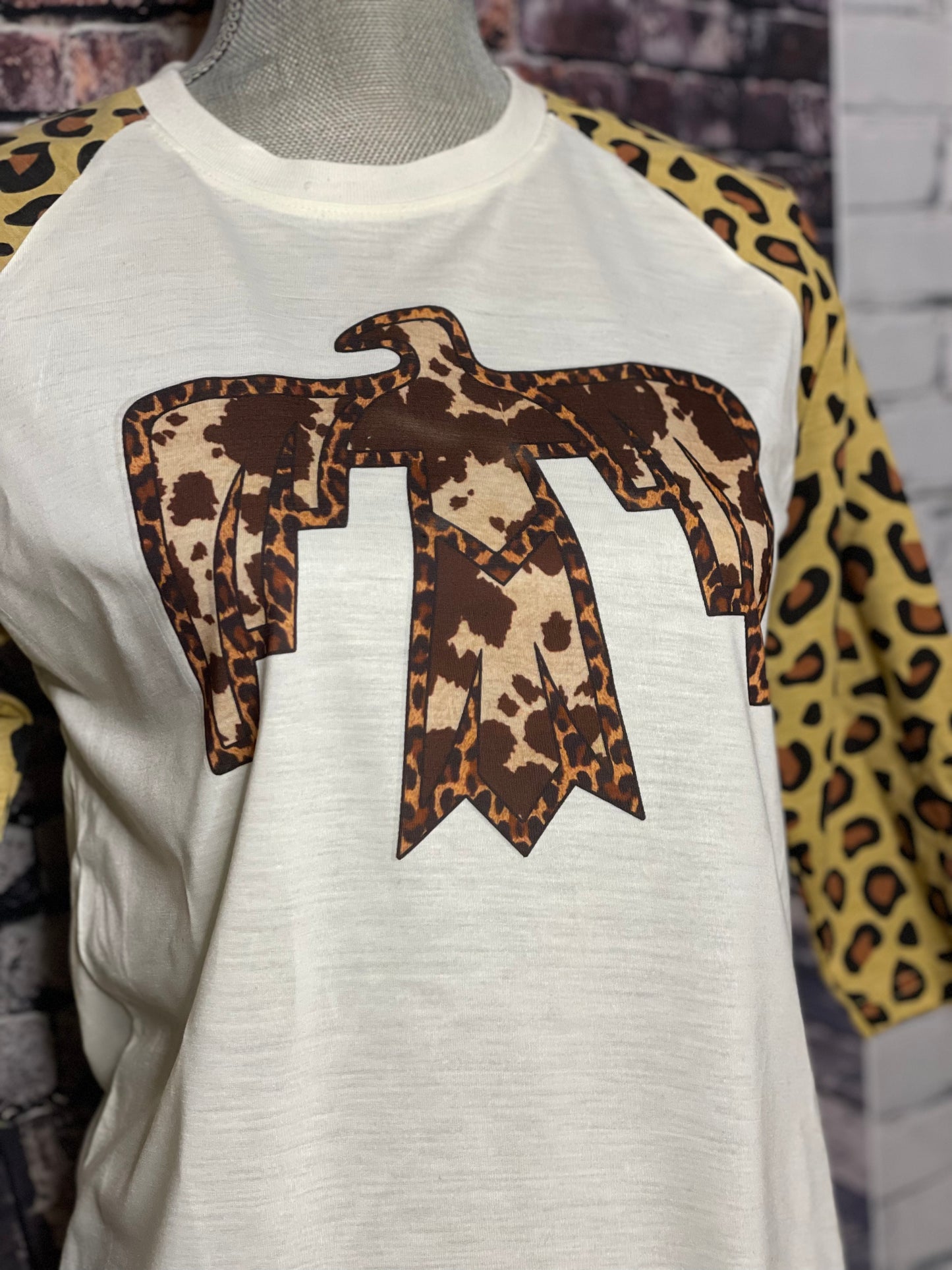 Cheetah Baseball Tee
