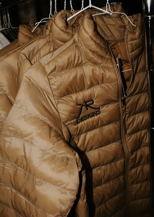 K Rae Sand Puffer Jacket