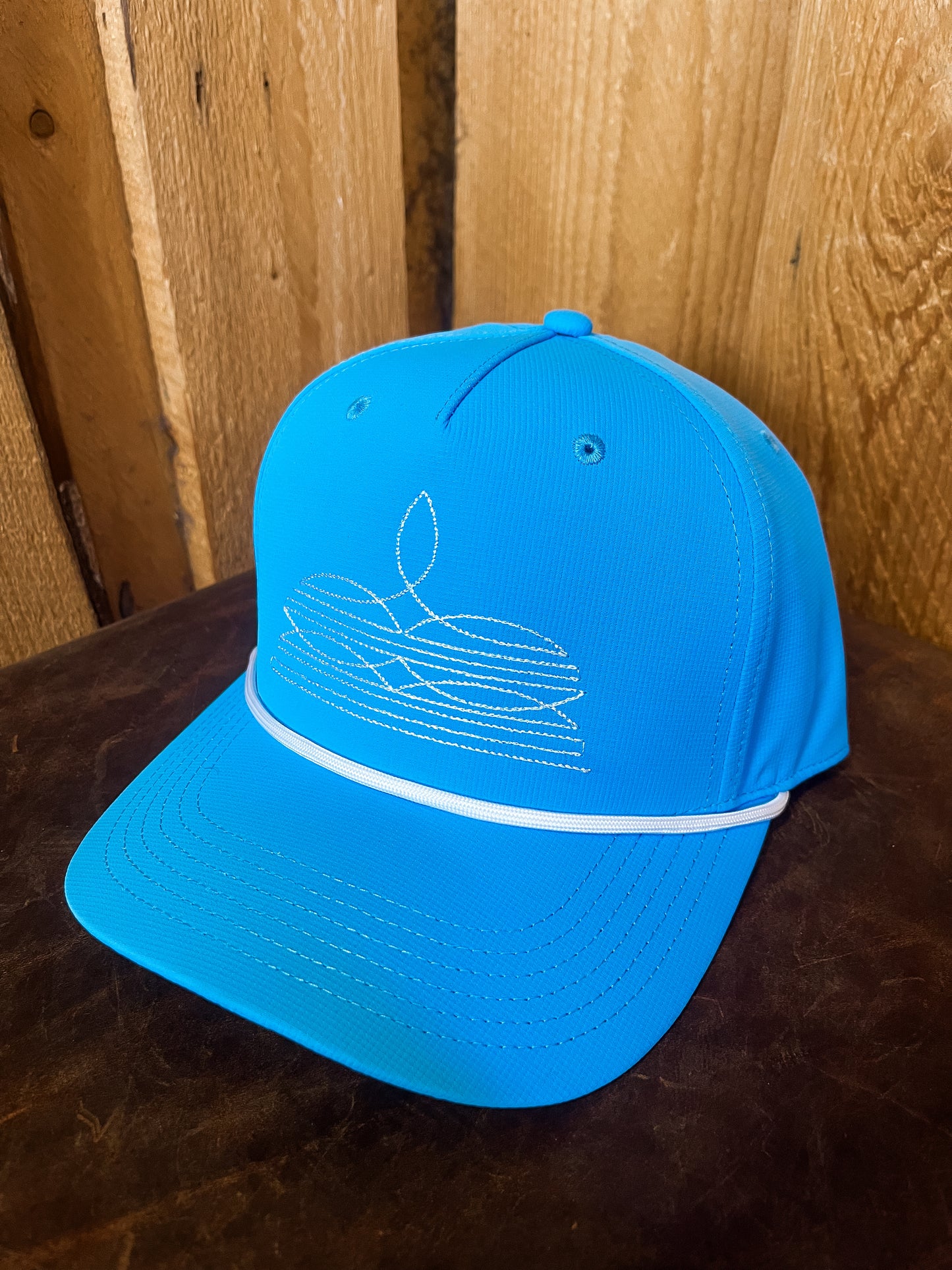 Sky Blue Bootstitch Cap