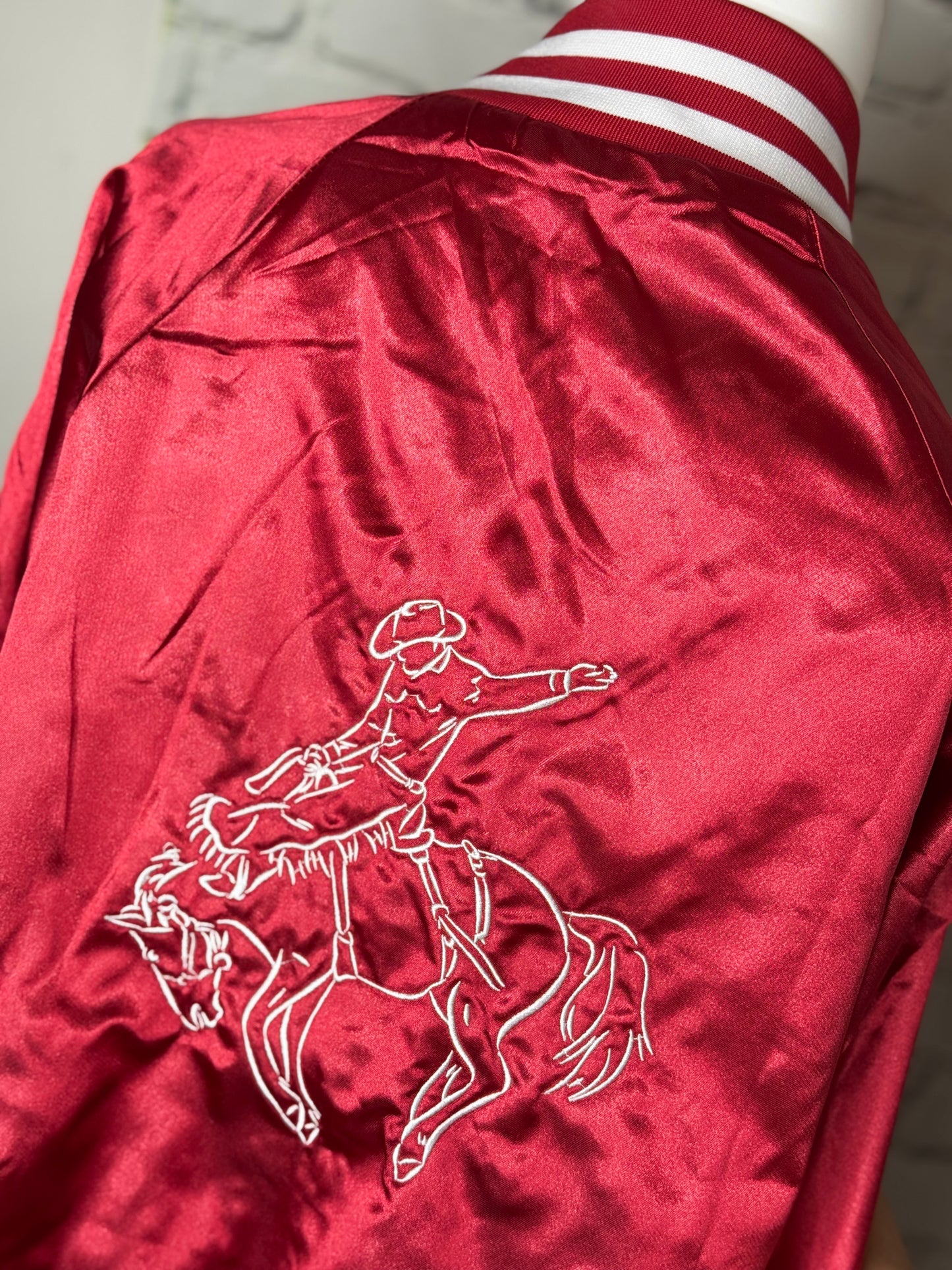 Red Bomber Jacket