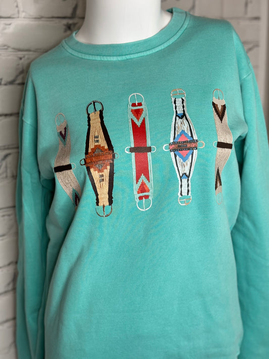 Teal Cinches Crew