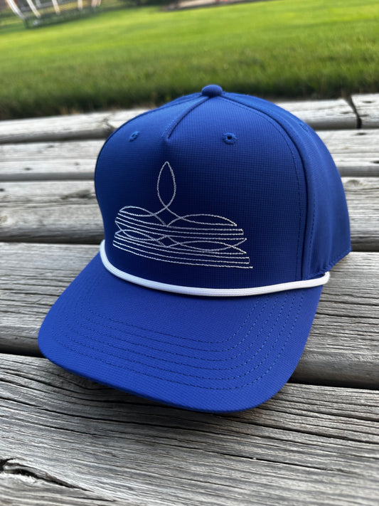 Royal Blue Bootstitch Cap