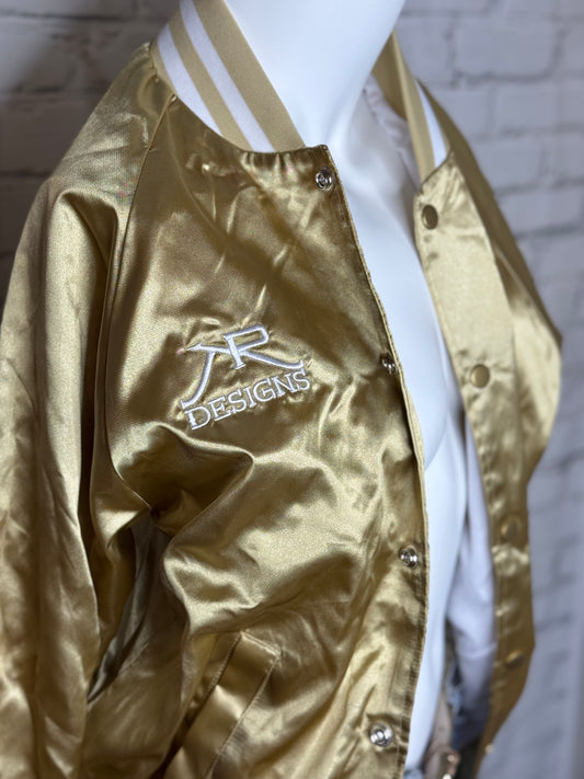 Gold Bomber Jacket