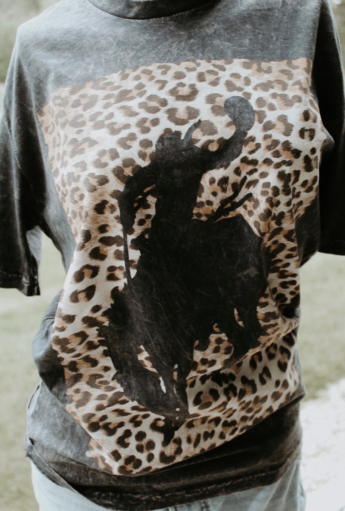 Cheetah Bronc Tee