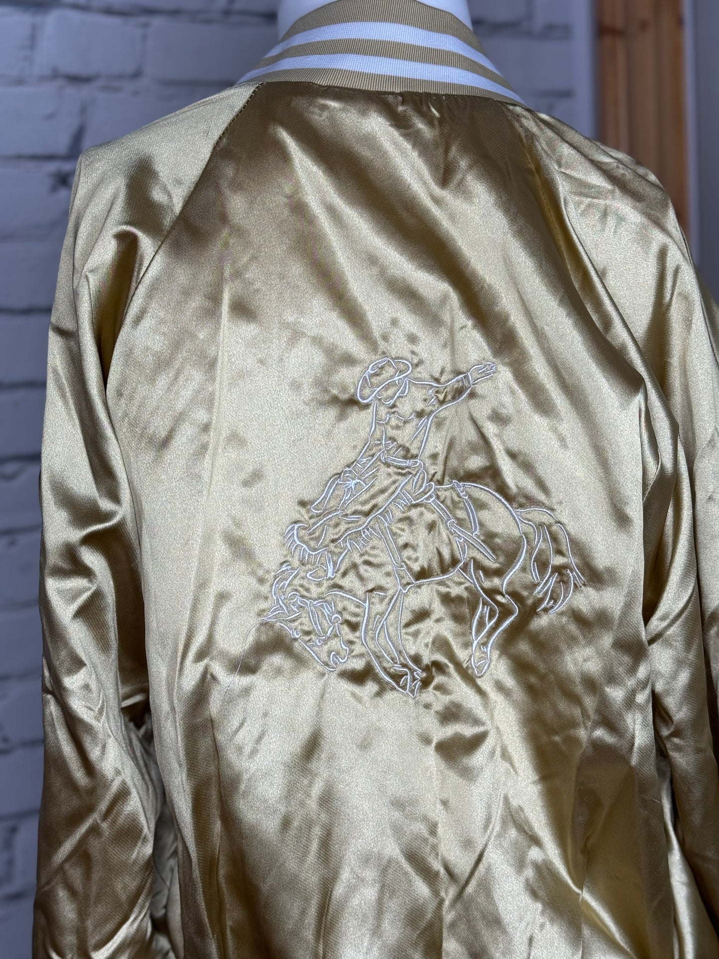 Gold Bomber Jacket