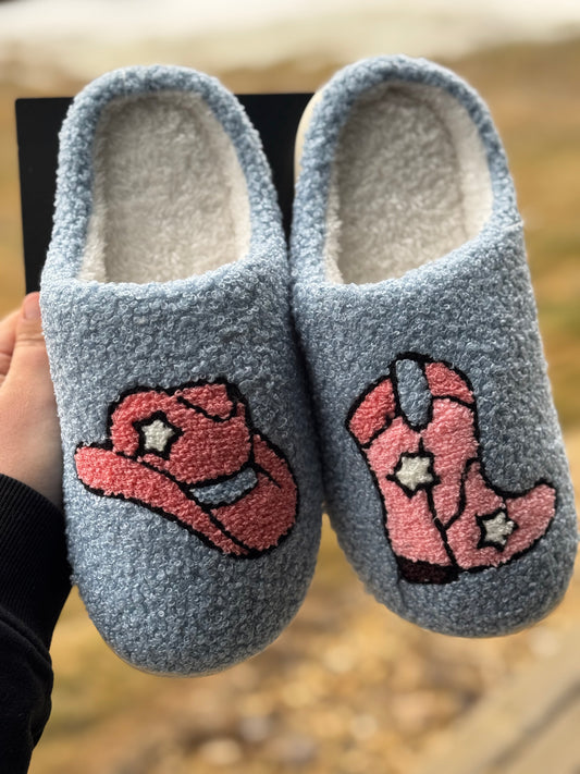 Denim Slippers