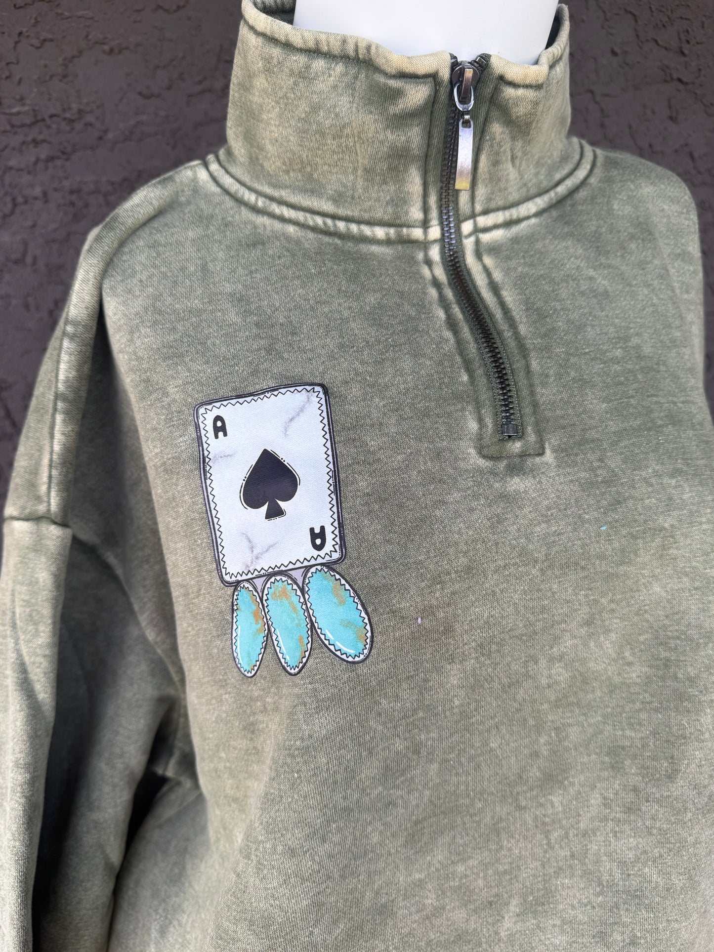 Aces 1/4 Zip