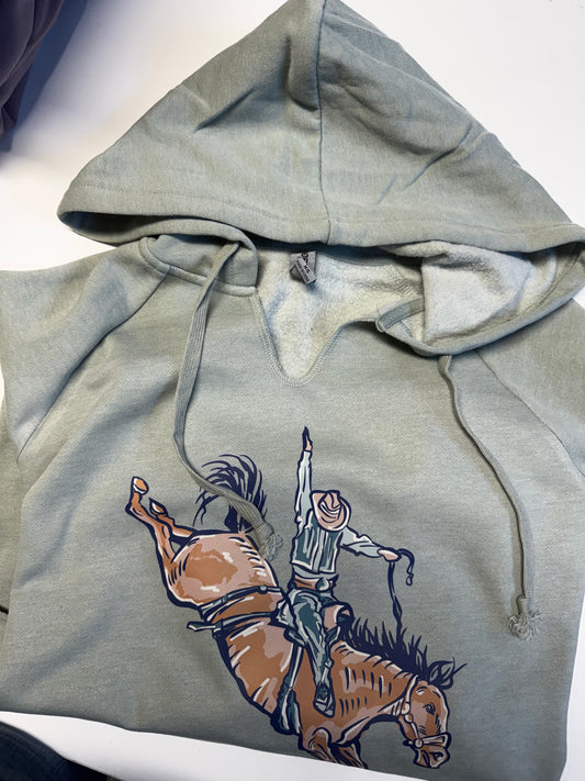 Bronc V Neck Hoodie