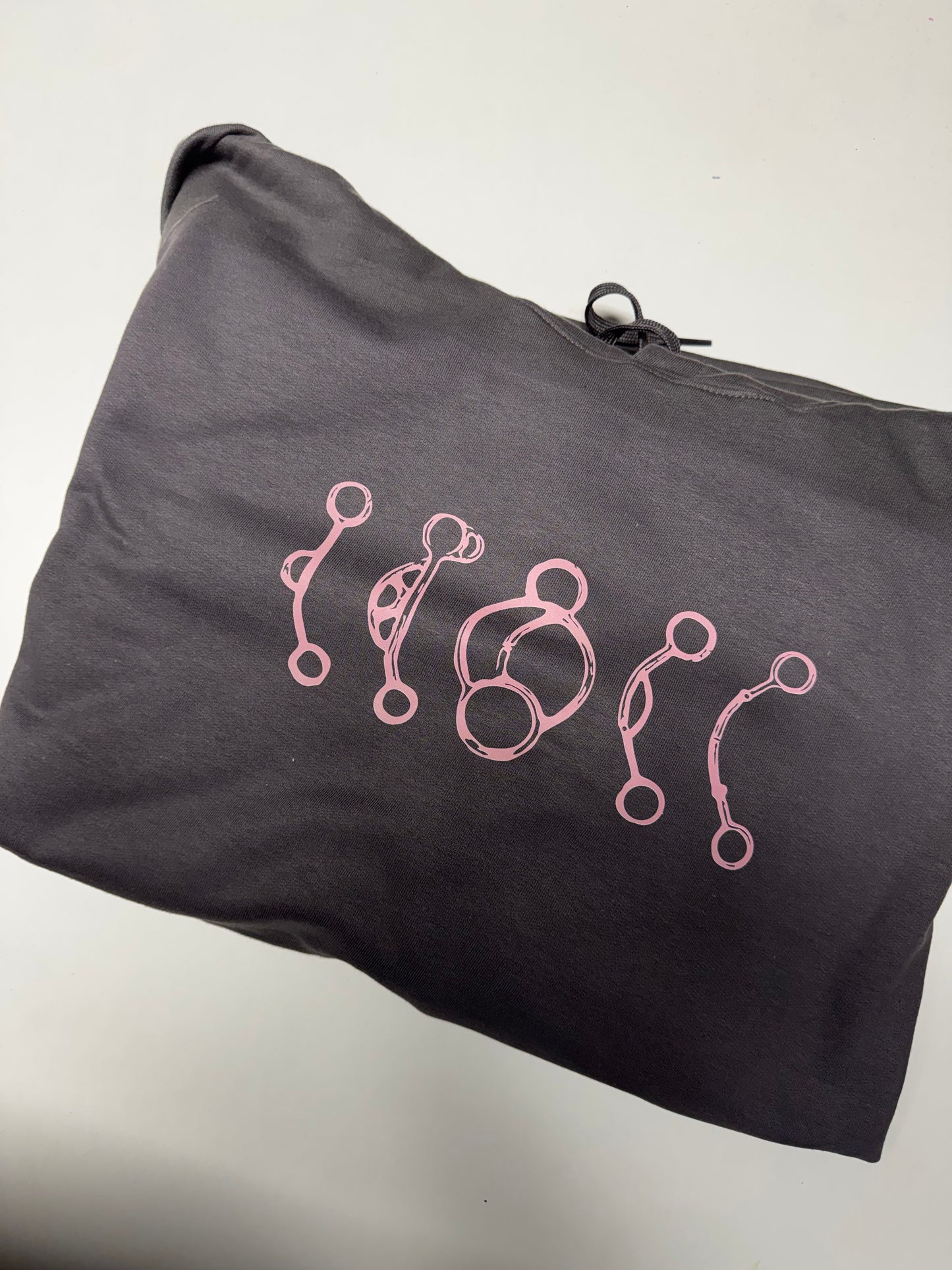 Charcoal Grey Bits Hoodie