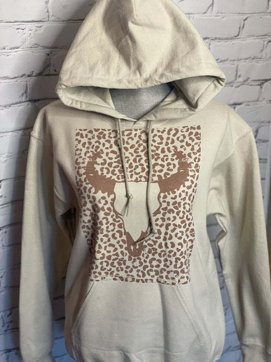 Cheetah Skull Hoodie