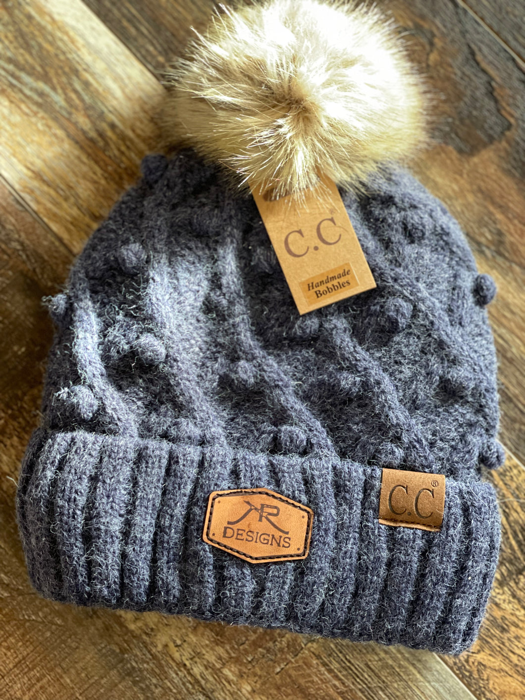 Navy Pom Toque