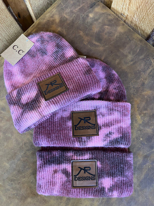 Pink Marble Beanie