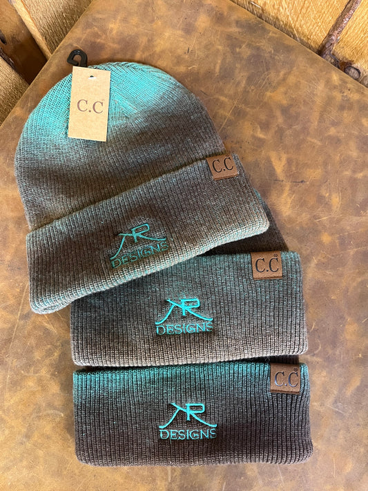 Turquoise Ombré Beanie