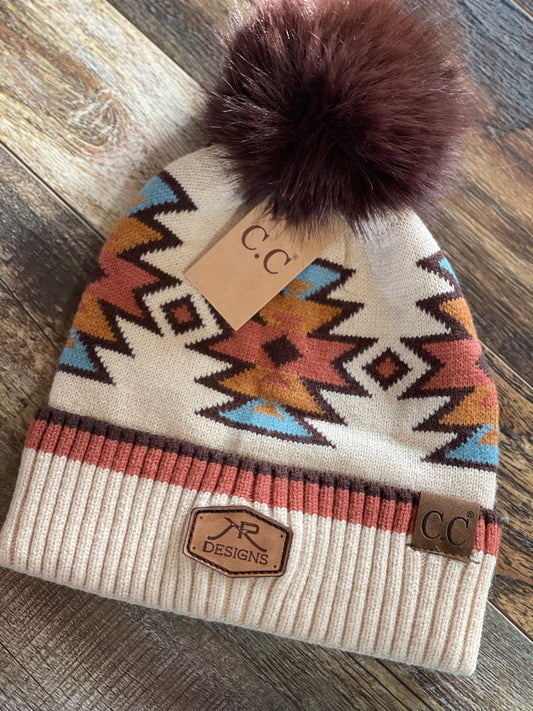 Sunset Aztec Beanie