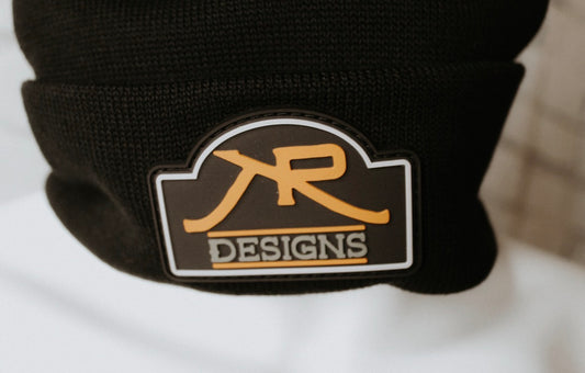Black Branded Beanie