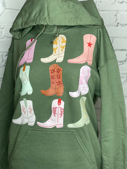 Boots Hoodie