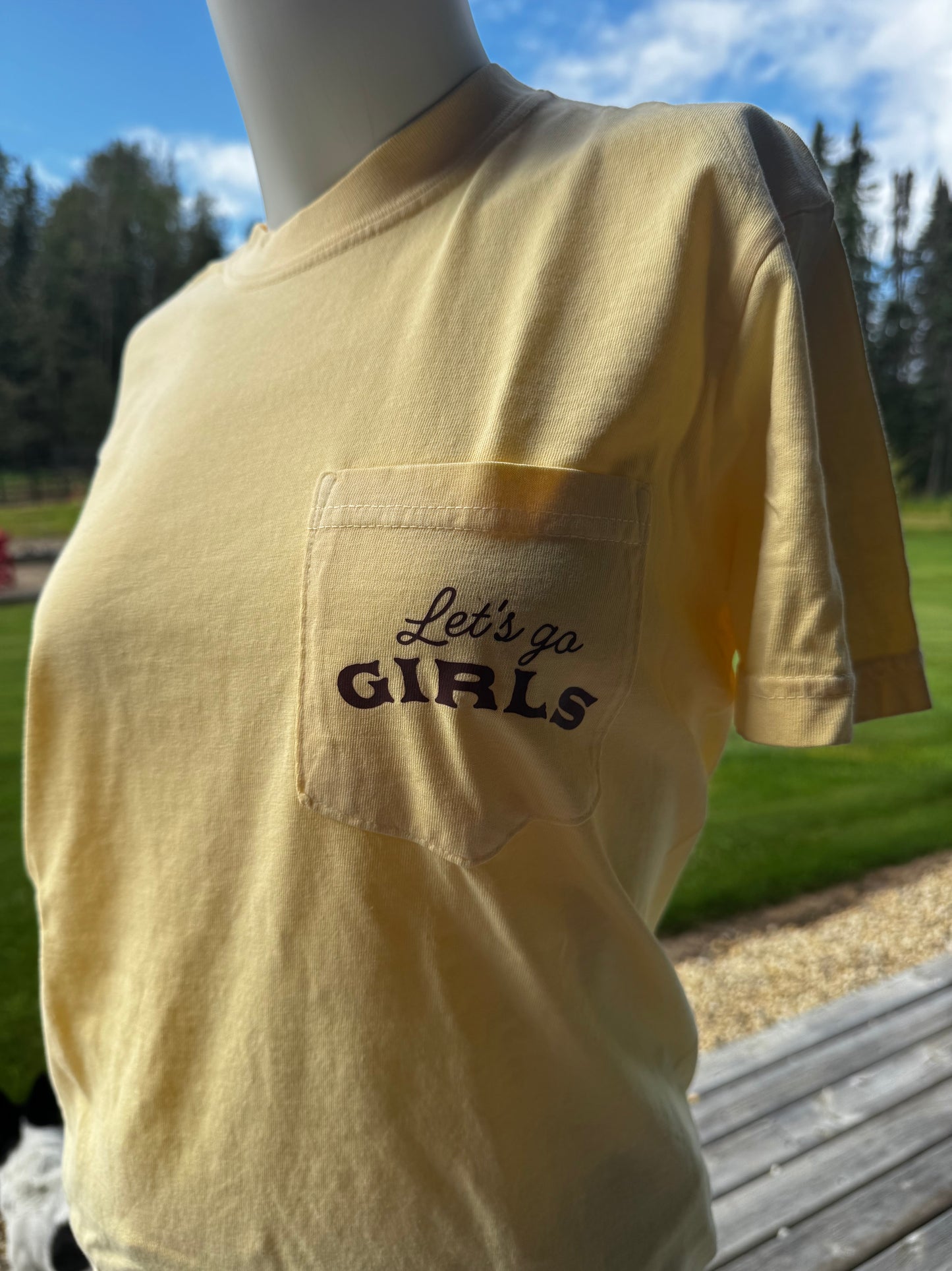 Let’s go Girls Pocket Tee