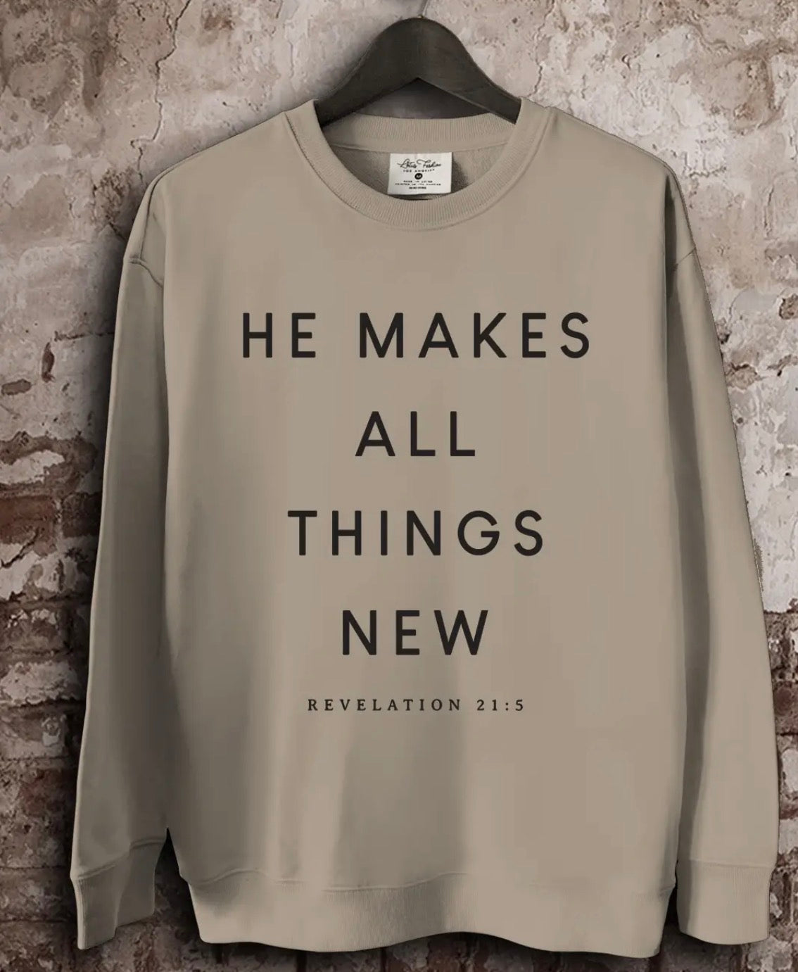He makes All Things New Crew