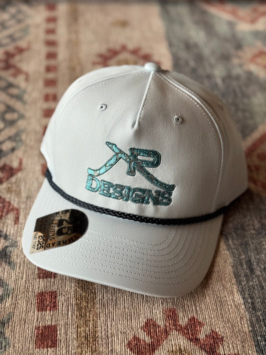 Stone/ Turquoise Logo Cap