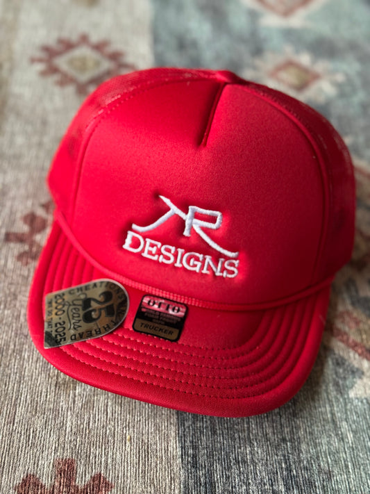Red Logo Trucker Hat