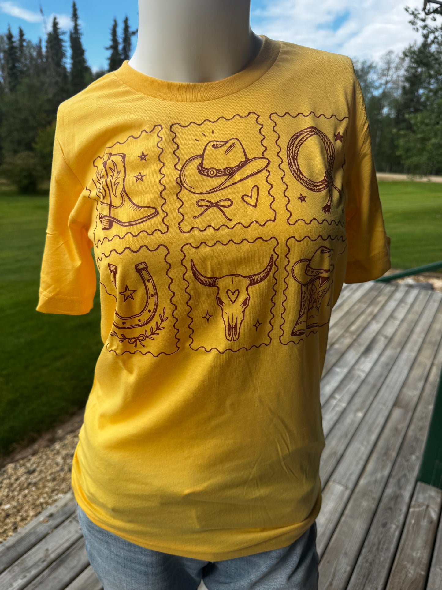 Cowgirl Stamps Tee