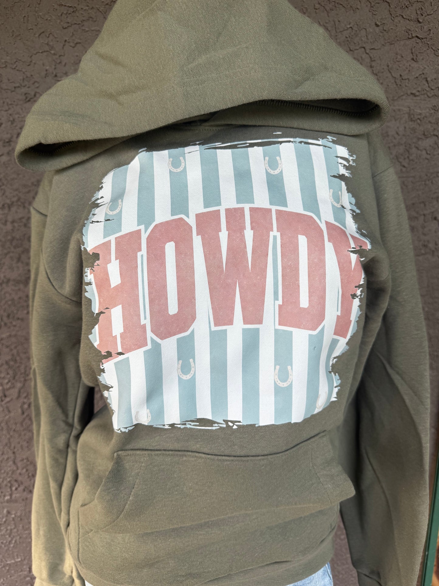 Howdy Olive Hoodie