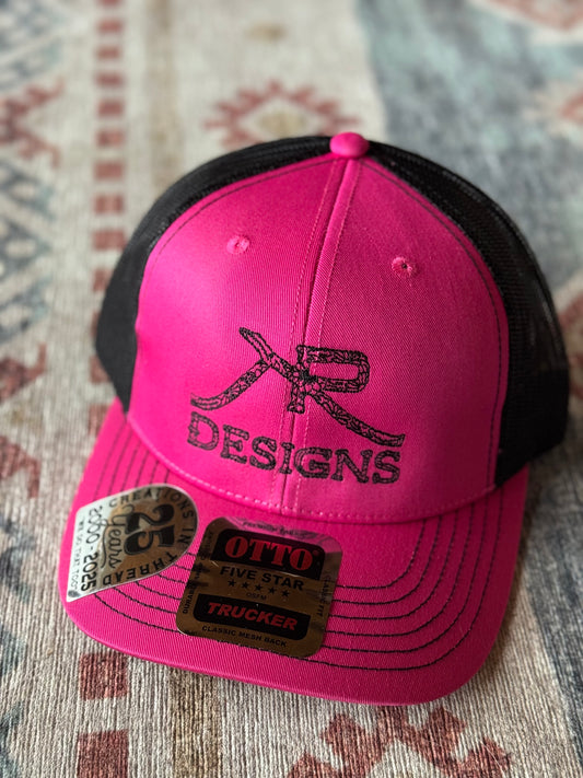 Pink/ Black Logo Cap