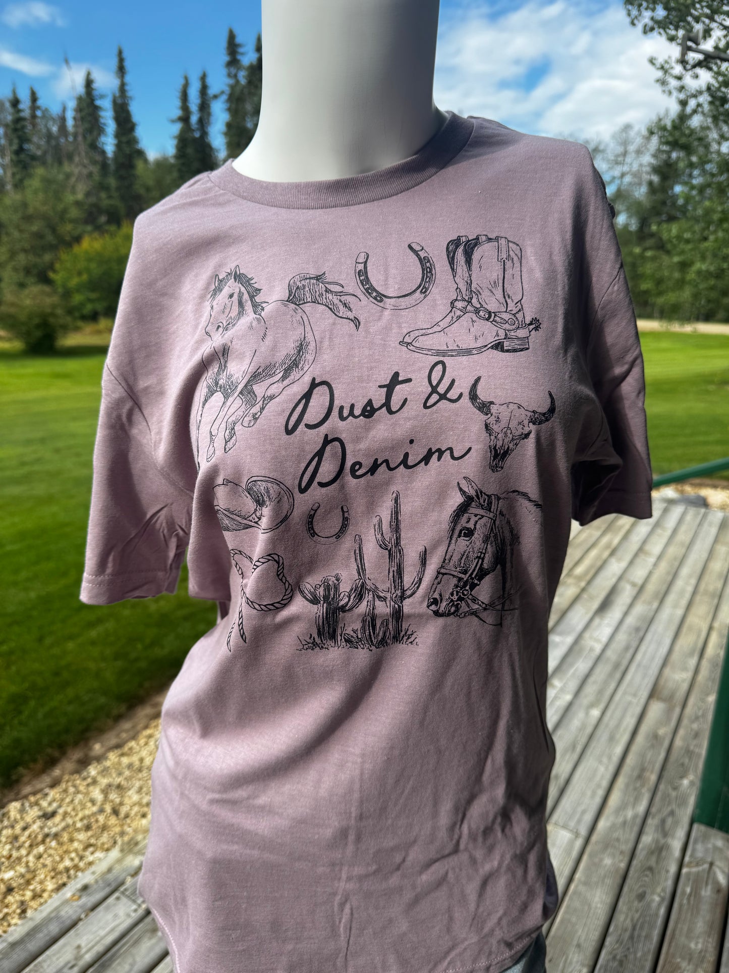 Dust & Denim Purple Tee