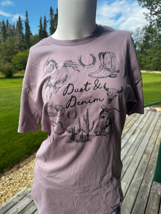 Dust & Denim Purple Tee
