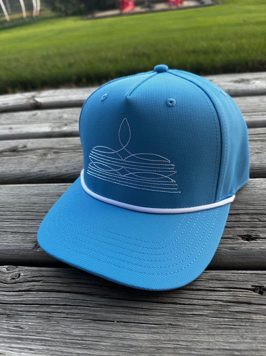 Sky Blue Bootstitch Cap