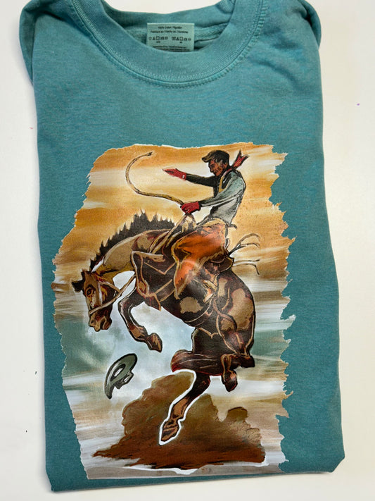 Turquoise Wild Bronc Longsleeve