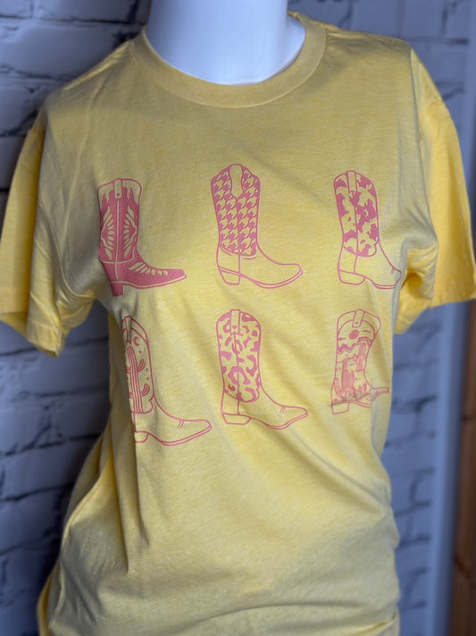 Yellow Boots Tee