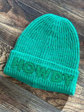 Load image into Gallery viewer, Howdy Beanie Green
