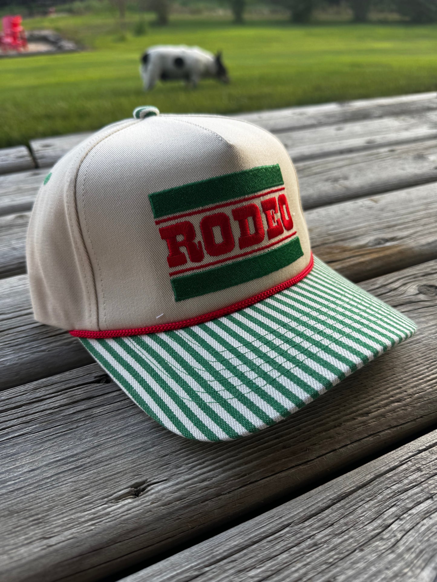 Striped Rodeo Cap