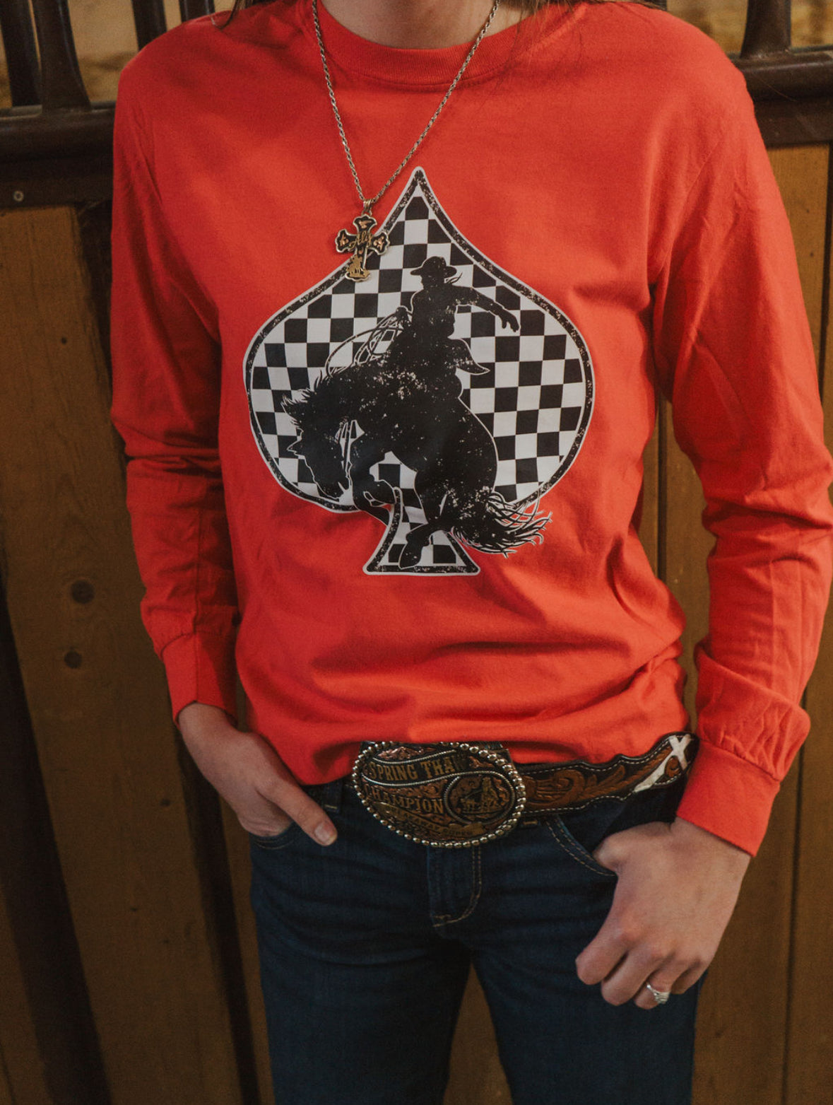 Checkered Spade Longsleeve