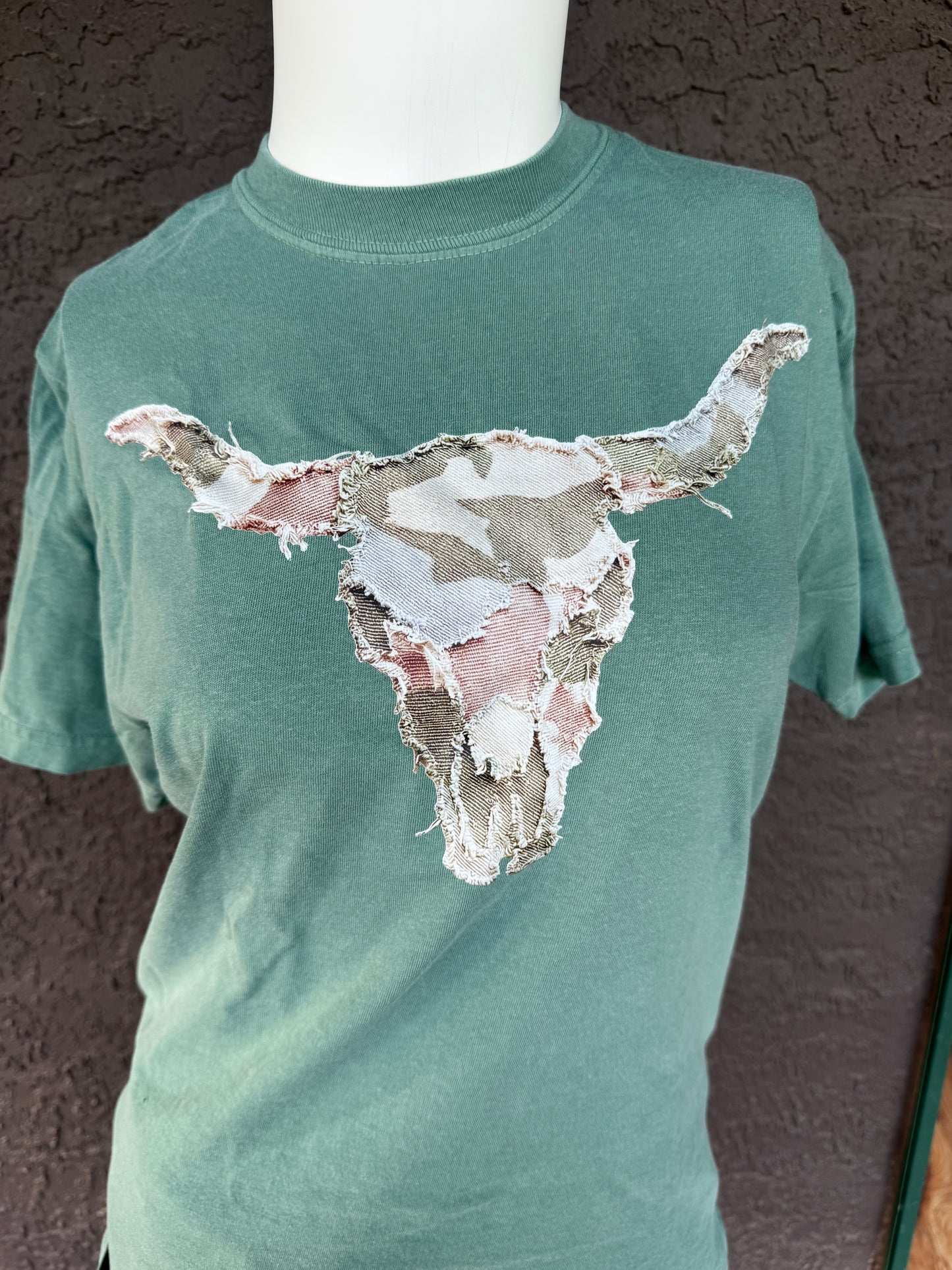 Camo Longhorn Tee