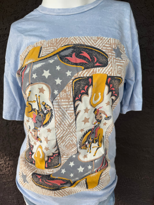 Boots & Broncs Tee