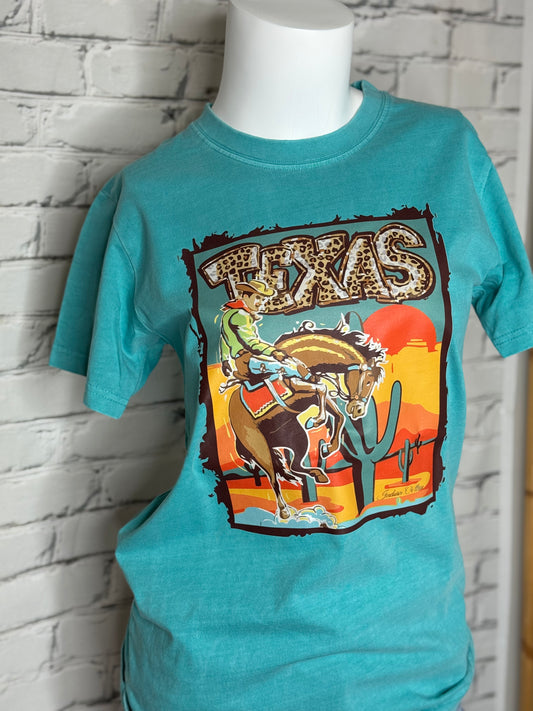 Texas Turquoise Tee