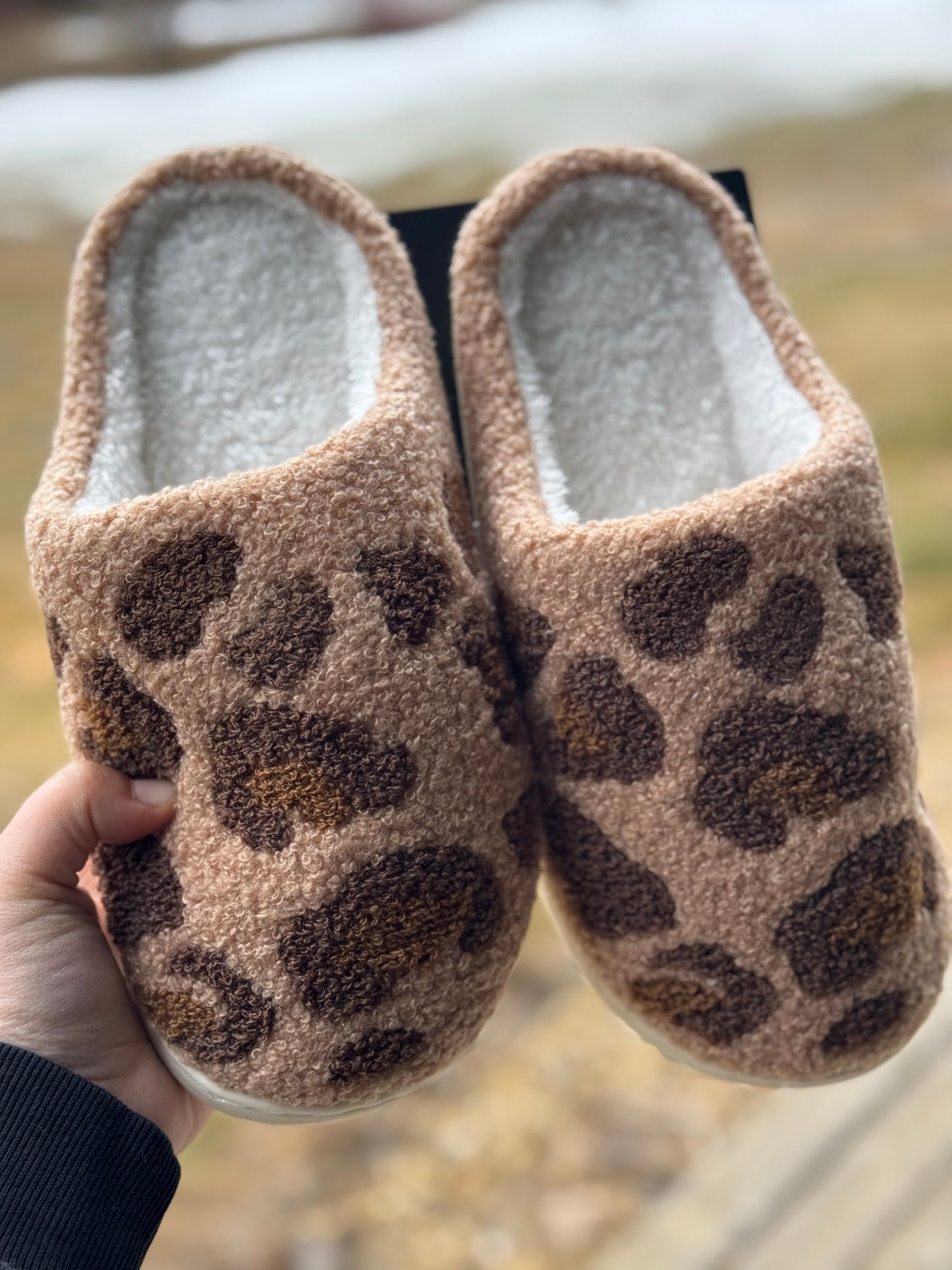 Cheetah Slippers