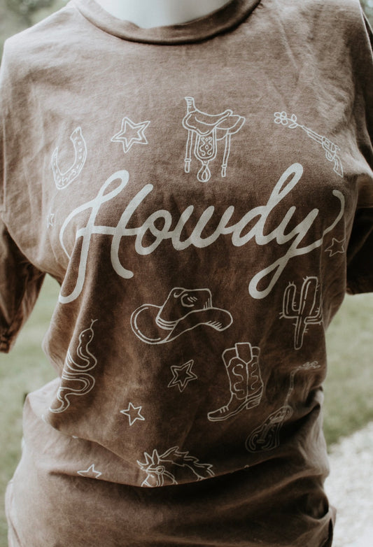 Howdy Cowgirl Tee
