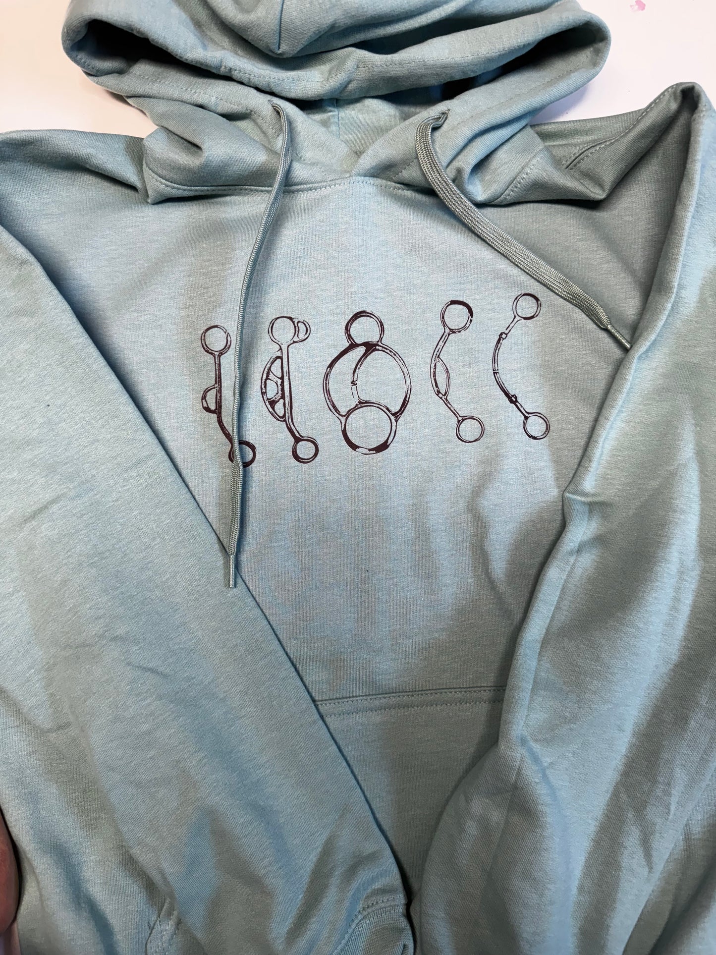 Teal Bits Hoodie