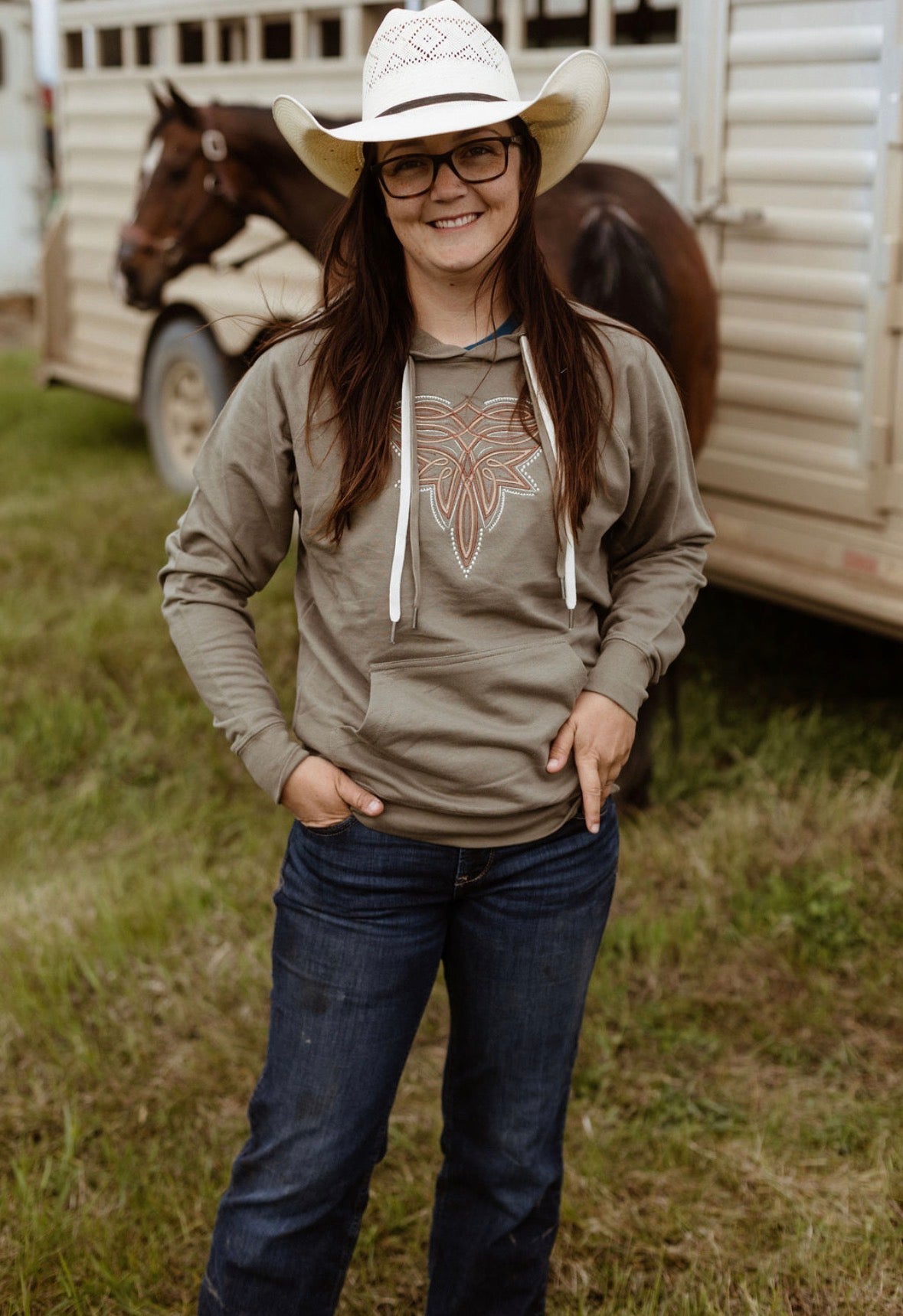 Embroidered Bootstitch Hoodie