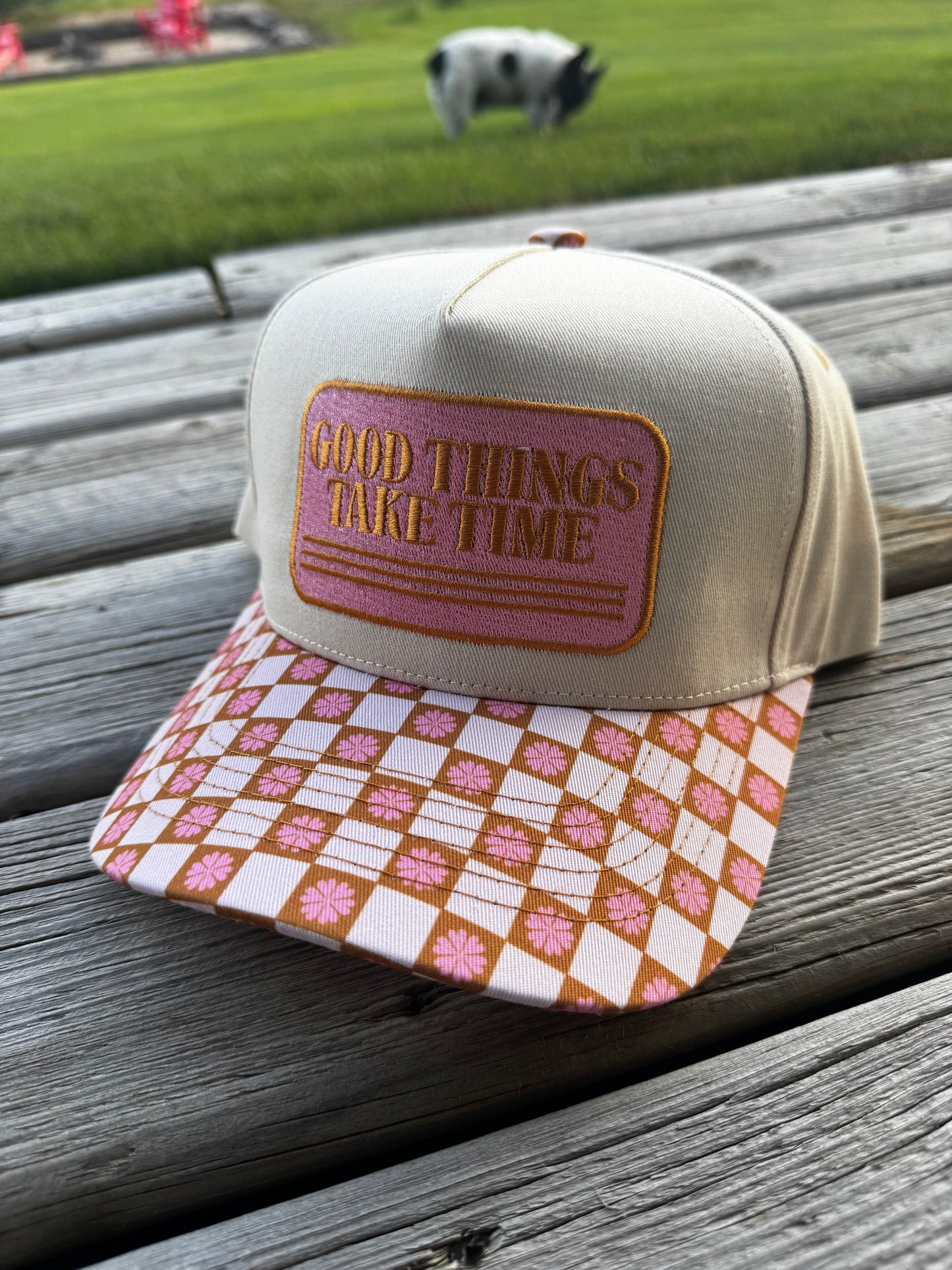 Good Things Take Time Cap