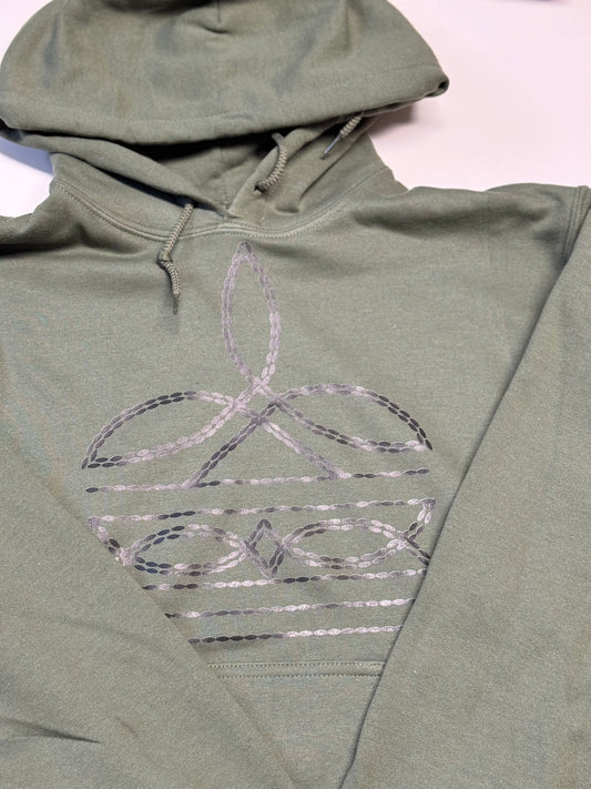 Olive Bootstitch Hoodie